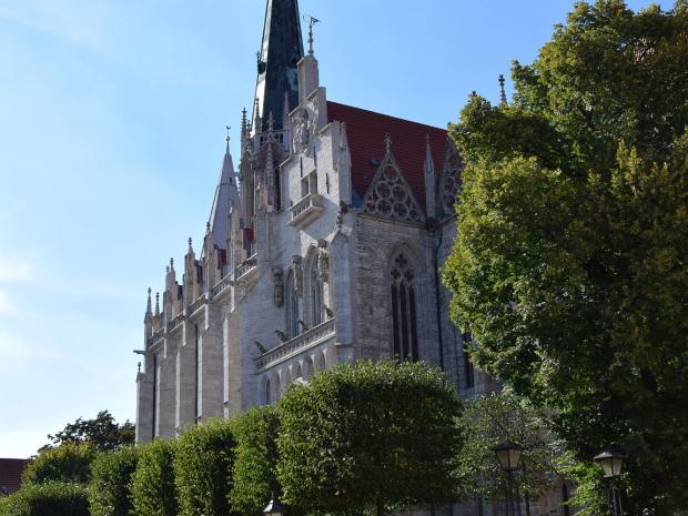 Südseite der Marienkirche von der Herrenstraße