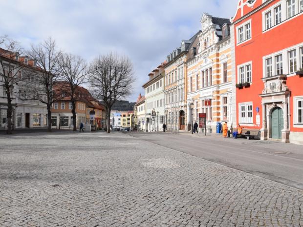 Marktplatz nach Westen